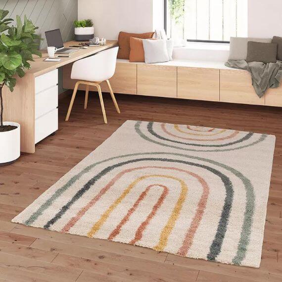 Tapis shaggy moderne rectangle Louna